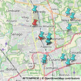 Mappa Via Claudio Galeno, 20037 Paderno Dugnano MI, Italia (2.30467)