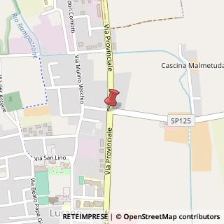 Mappa Via Dante Alighieri, 18, 24050 Lurano, Bergamo (Lombardia)