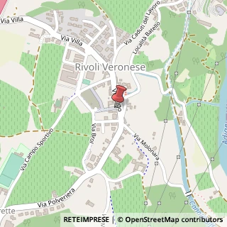 Mappa Piazza Roma, 6, 37010 Rivoli Veronese, Verona (Veneto)