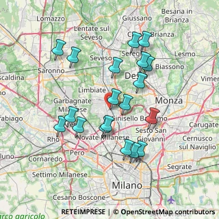 Mappa Via Ugo La Malfa, 20037 Paderno Dugnano MI, Italia (7.00316)