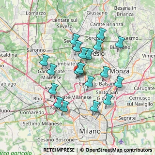 Mappa Via Ugo La Malfa, 20037 Paderno Dugnano MI, Italia (6.38)