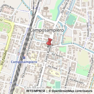 Mappa Via Baratella, 8, 35012 Camposampiero PD, Italia, 35010 Loreggia, Padova (Veneto)