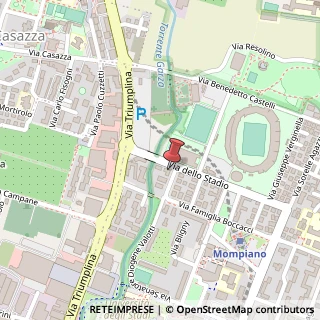 Mappa Via dello Stadio, 53, 25133 Brescia, Brescia (Lombardia)