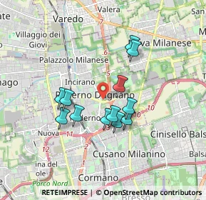 Mappa Via Daniela Samuele, 20037 Paderno Dugnano MI, Italia (1.41833)