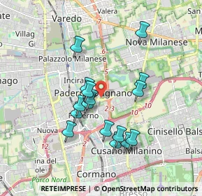 Mappa Via Daniela Samuele, 20037 Paderno Dugnano MI, Italia (1.58375)