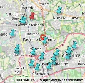 Mappa Via Daniela Samuele, 20037 Paderno Dugnano MI, Italia (2.3895)