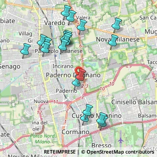 Mappa Via Daniela Samuele, 20037 Paderno Dugnano MI, Italia (2.2735)