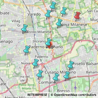 Mappa Via Daniela Samuele, 20037 Paderno Dugnano MI, Italia (2.53308)