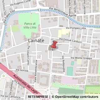 Mappa Via Alessandro Manzoni, 7, 20020 Lainate, Milano (Lombardia)