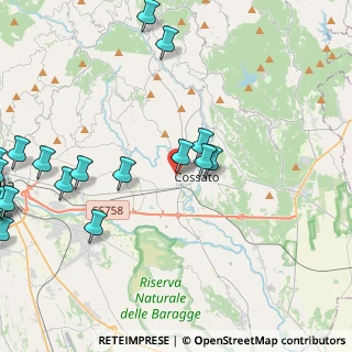 Mappa Via Guglielmo Marconi, 13854 Cossato BI, Italia (5.98526)