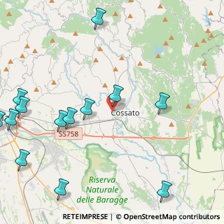 Mappa Via Guglielmo Marconi, 13854 Cossato BI, Italia (5.89385)