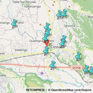 Mappa Via Guglielmo Marconi, 13854 Cossato BI, Italia (2.29308)