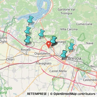 Mappa Via Cavour, 25050 Rodengo-saiano BS, Italia (5.52417)