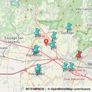 Mappa Via Cavour, 25050 Rodengo-saiano BS, Italia (4.11455)