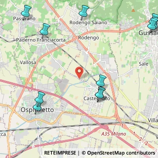 Mappa Via Cavour, 25050 Rodengo-saiano BS, Italia (3.14091)