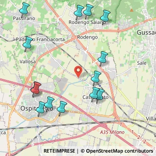 Mappa Via Cavour, 25050 Rodengo-saiano BS, Italia (2.58857)