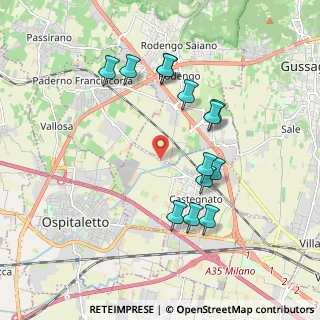 Mappa Via Cavour, 25050 Rodengo-saiano BS, Italia (1.82462)