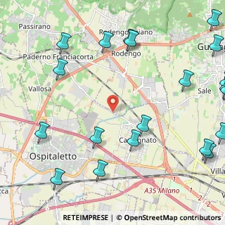 Mappa Via Cavour, 25050 Rodengo-saiano BS, Italia (3.1705)