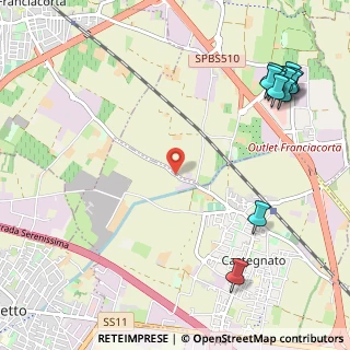 Mappa Via Cavour, 25050 Rodengo-saiano BS, Italia (1.49583)