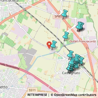Mappa Via Cavour, 25050 Rodengo-saiano BS, Italia (1.286)