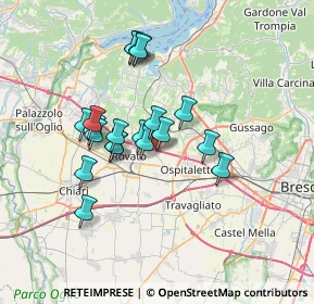 Mappa Via Giulio Pastore, 25046 Cazzago San Martino BS, Italia (5.7975)