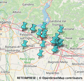 Mappa Via Giulio Pastore, 25046 Cazzago San Martino BS, Italia (10.1685)