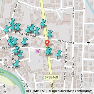 Mappa Via Dante, 25037 Pontoglio BS, Italia (0.14583)