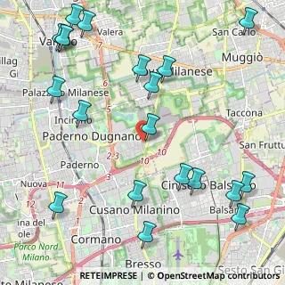 Mappa Via Niccolò Paganini, 20037 Paderno Dugnano MI, Italia (2.822)