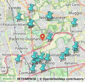 Mappa Via Niccolò Paganini, 20037 Paderno Dugnano MI, Italia (2.367)