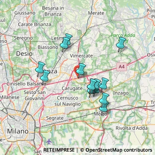 Mappa A4 Torino - Trieste, 20041 Agrate Brianza MB, Italia (6.49214)