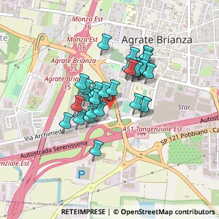 Mappa Via Deledda, 20864 Agrate Brianza MB, Italia (0.32667)