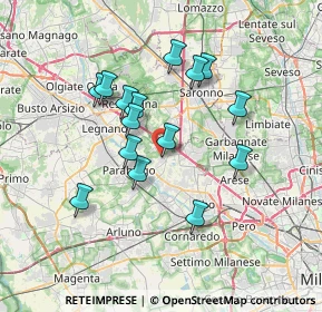 Mappa Via Duca di Pistoia, 20014 Nerviano MI, Italia (6.13867)