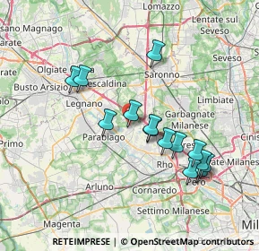 Mappa Via Duca di Pistoia, 20014 Nerviano MI, Italia (6.77857)