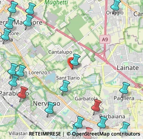 Mappa Via Duca di Pistoia, 20014 Nerviano MI, Italia (3.2905)