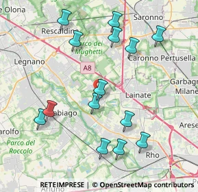 Mappa Via Duca di Pistoia, 20014 Nerviano MI, Italia (4.24714)