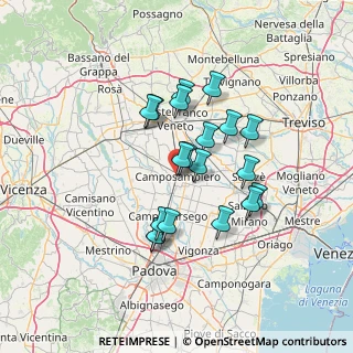 Mappa Contrà Sant'Anna, 35012 Camposampiero PD, Italia (11.26211)