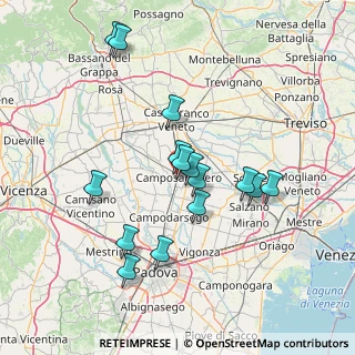 Mappa Contrà Sant'Anna, 35012 Camposampiero PD, Italia (13.70667)