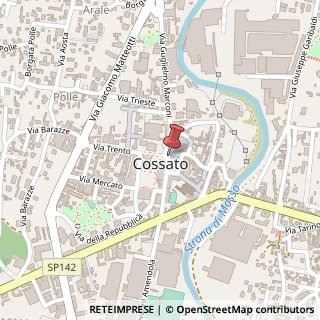 Mappa Piazza Generale Perotti, 2, 13836 Cossato, Biella (Piemonte)