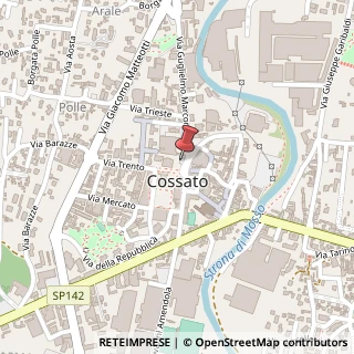 Mappa Via Guglielmo Marconi, 1, 13836 Cossato, Biella (Piemonte)