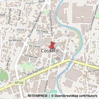 Mappa Piazza Tempia, 12, 13836 Cossato, Biella (Piemonte)