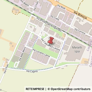 Mappa Via Caduti sul Lavoro, 36, 25033 Cologne, Brescia (Lombardia)