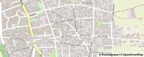 Mappa Bellinzago Novarese