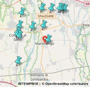 Mappa Via G. Tadino, 24057 Martinengo BG, Italia (4.73429)
