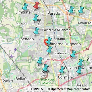 Mappa Via Panceri, 20037 Paderno Dugnano MI, Italia (2.69)