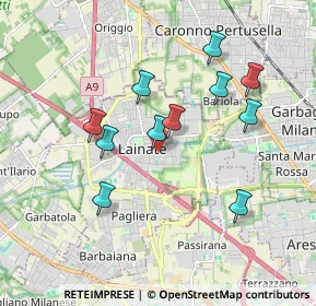 Mappa Vicolo Vincenzo Monti, 20045 Lainate MI, Italia (1.69545)