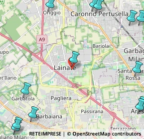 Mappa Vicolo Vincenzo Monti, 20045 Lainate MI, Italia (3.64857)