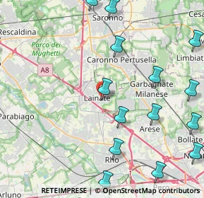 Mappa Vicolo Vincenzo Monti, 20045 Lainate MI, Italia (6.4945)