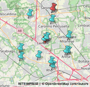 Mappa Vicolo Vincenzo Monti, 20045 Lainate MI, Italia (3.61733)