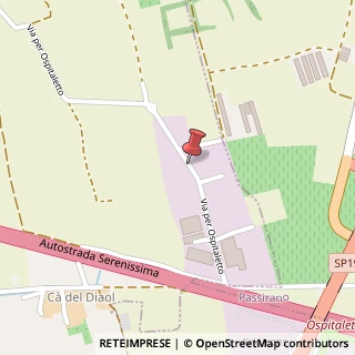 Mappa Via per Ospitaletto,  60, 25046 Cazzago San Martino, Brescia (Lombardia)