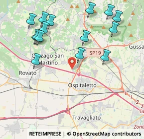 Mappa Via per Ospitaletto, 25046 Cazzago San Martino BS, Italia (4.748)
